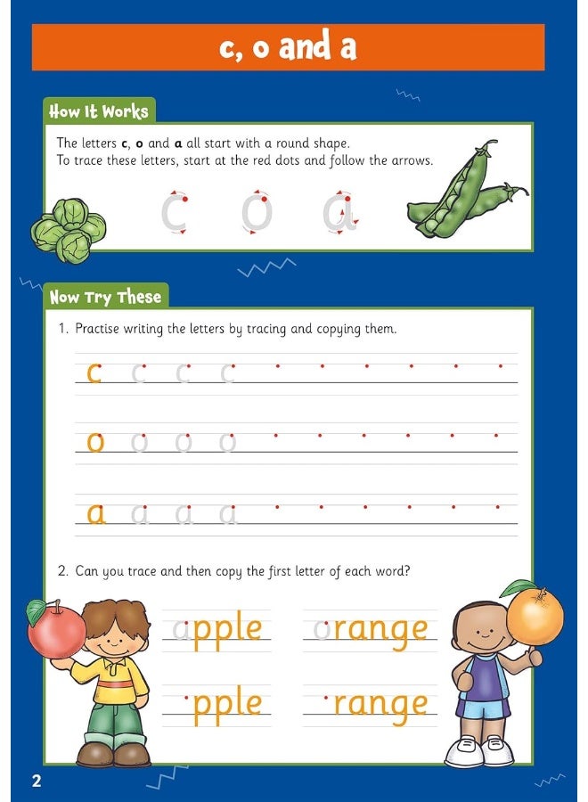 كتاب نشاط الكتابة اليدوية للأعمار من 5-6 سنوات (السنة 1): مثالي للتعلم في المنزل - Image 4