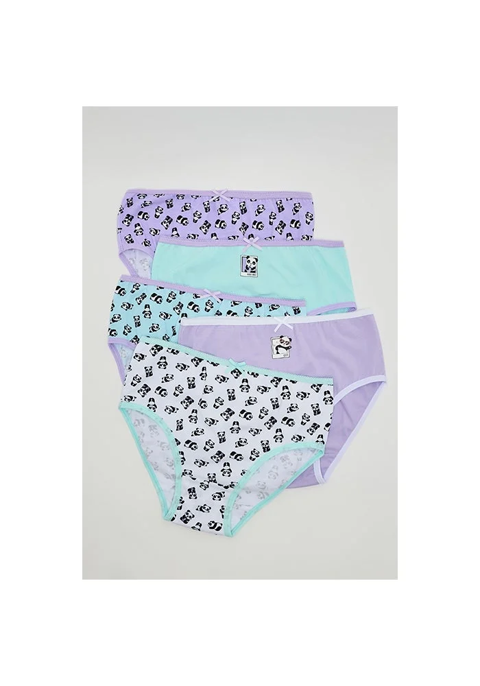 أر أند بي 5 Pack Printed Bikini Briefs