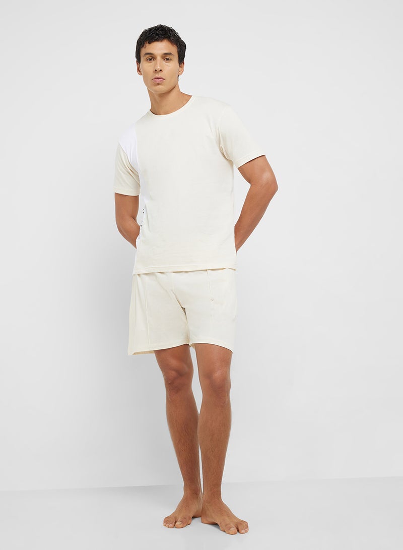 Seventy Five Nightwear T-Shirt & Shorts Set  - Image 5