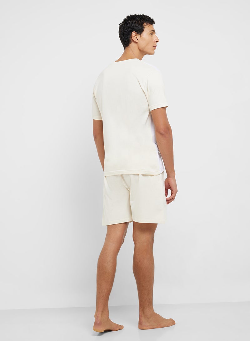 Seventy Five Nightwear T-Shirt & Shorts Set  - Image 2