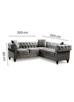 L Shaped Sofa Set With Cushion 4 Seaters Grey 200x80x80 - pzsku/ZDE4ACF7B9A412C5E20E0Z/45/_/1712348383/297f05e0-518e-4d2f-b91f-7943b1f2f5ec