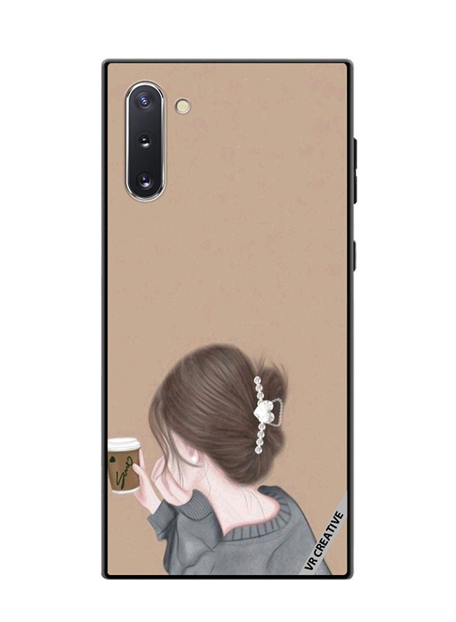 VR CREATIVE Protective Case Cover For Samsung Galaxy Note10 5G Sipping Design Multicolour - Image 1