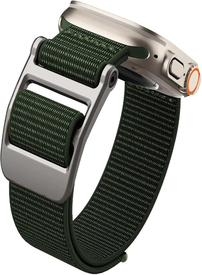 Next Ultra Band Designed for Apple Watch Ultra (49mm), Series 8/7 (45mm), Series SE2/6/SE/5/4 (44mm) and Series 3/2/1 (42mm) Nylon Strap - by Next store