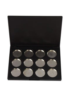 Vodisa Vodisa Empty Magnetic Eyeshadow Palette, Make Up Container Pallet for Empty Magnetic Cosmetics Makeup Eyeshadow Eye Shadow Aluminum Palette Pans Case,Black 
