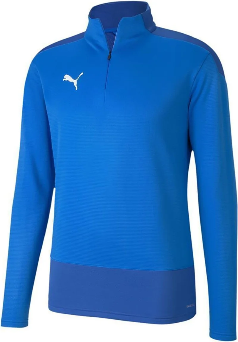 بوما Teamgoal 23 Training 1 4 Zip Top Men's Football Training Sweatshirts 65647602 Blue