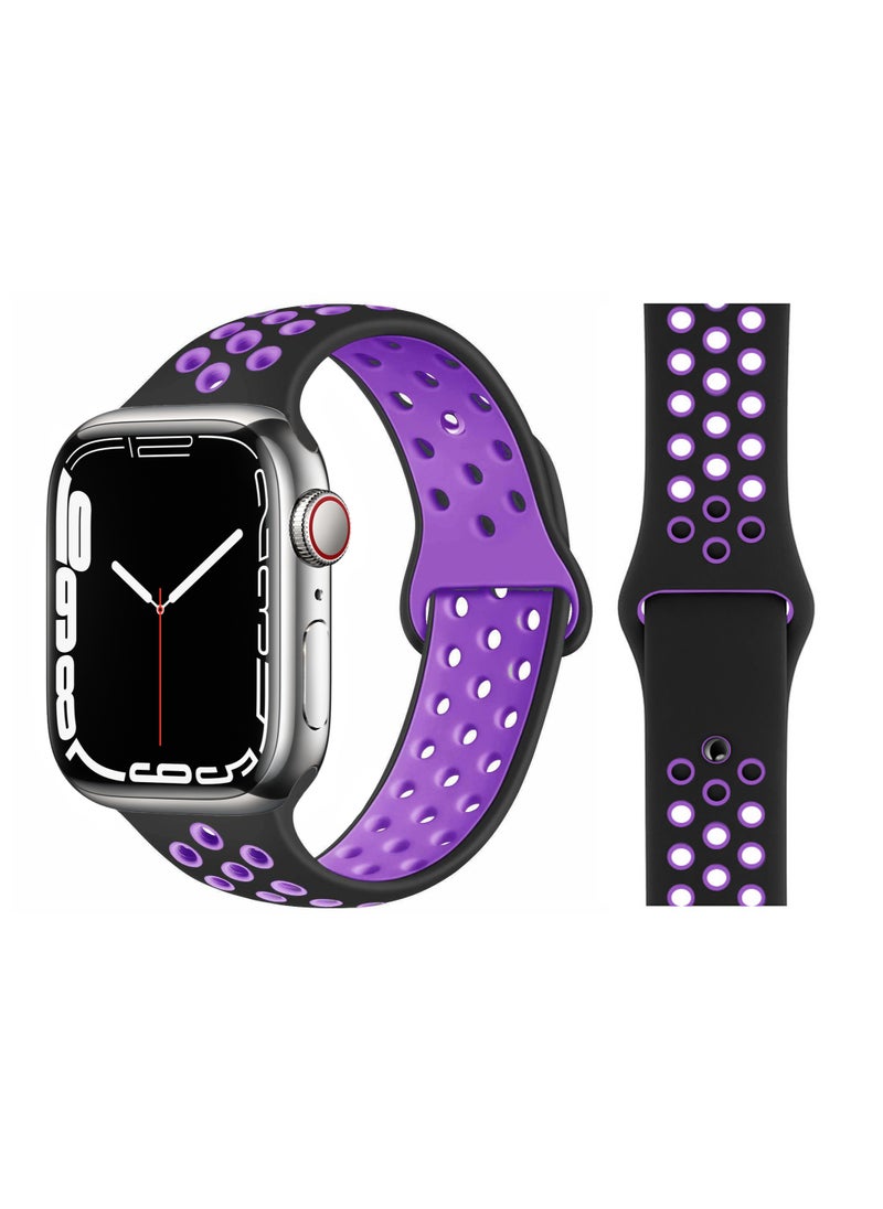 بيرفيي 3 قطع لتبديل سوار الساعة لساعة Apple Watch بأحجام 41/40/38 ملم من السلسلة 8/7/6/5/4/SE.  - Image 2