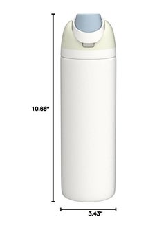 Owala 24 Oz. Owala FreeSip Stainless Steel Water Bottle in Ice Breeze  - Image 2