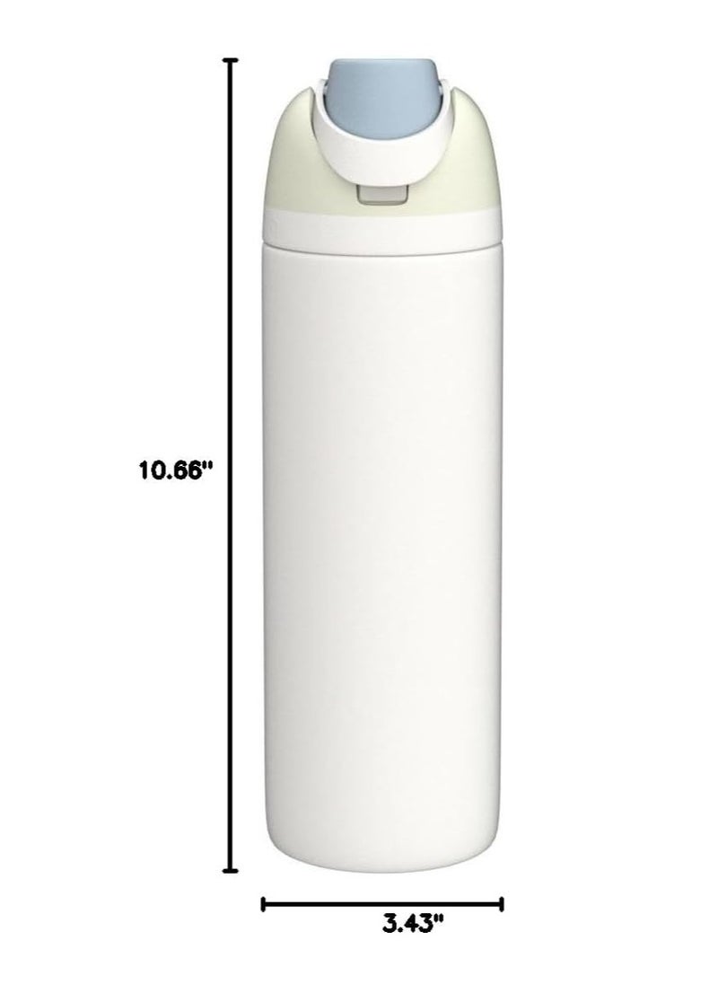 24 Oz. Owala FreeSip Stainless Steel Water Bottle in Ice Breeze