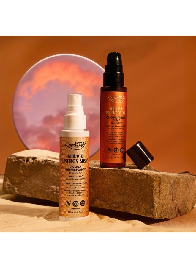 puroBio Mirage Energy Oil Organic 3 in 1 Nourishing Oil 100ml - Image 2
