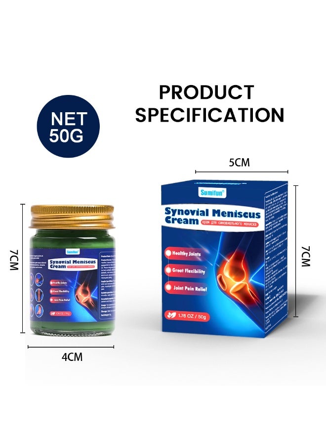 Sumifun Synovial Meniscus Cream Set, Soothing Joint Cream, Repairing Damaged Tendons, Relieving Tension And Pain, Muscle And Joint Pain Relief Ointment