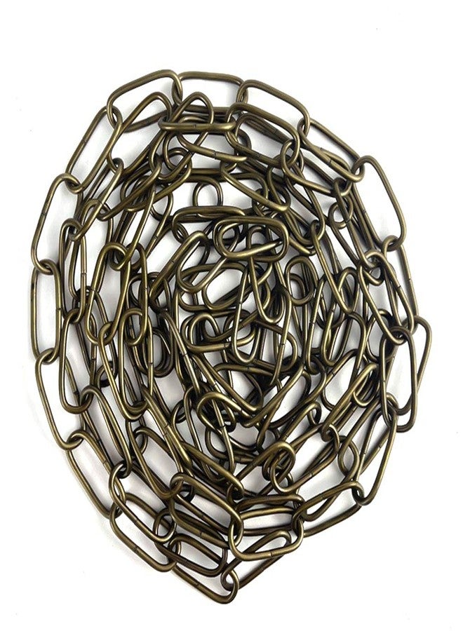 U/D Swag Light Kit with 12ft Chain, 15ft Cord set with switch(1-Pack) (Antique Brass) - Image 2