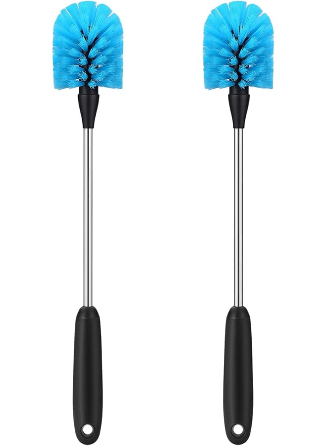 promass Stainless Steel Bottle Cleaning Brush Set, 15 Inch Long Handle for Sports Bottles, Baby Bottles, Mugs, and Tumblers - Image 1