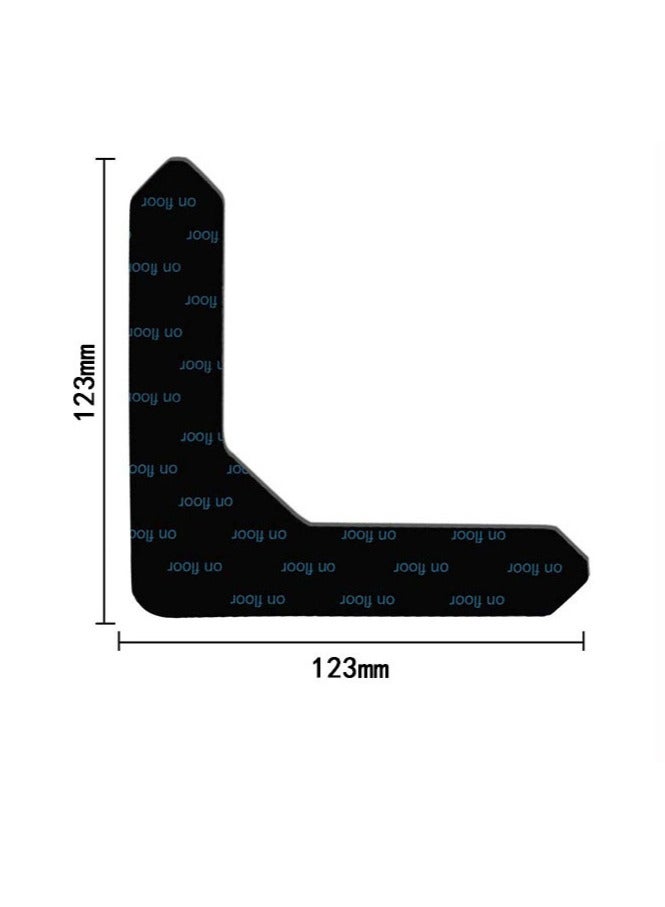 10pcs Reusable Carpet Stickers, Non-Slip Washable Rug Stickers, Hardwood Corner Carpet, Prevent Rugs From Moving And Rolling Edges, U-shape Carpet Sticker  - Image 2