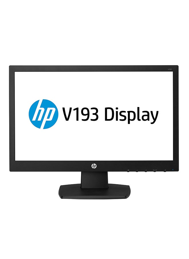 HP شاشة LED عالية الوضوح مقاس18.5 بوصة ومزودة بإضاءة خلفية أسود - Image 1