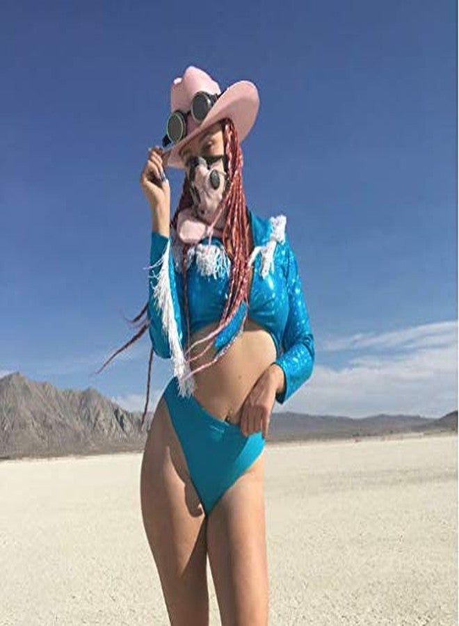 جلو اف اكس نظارات واقية من GloFX مصنوعة من الكروم المبطن مع عدسة عين الحشرات - إطار فضي - Rave - Image 2