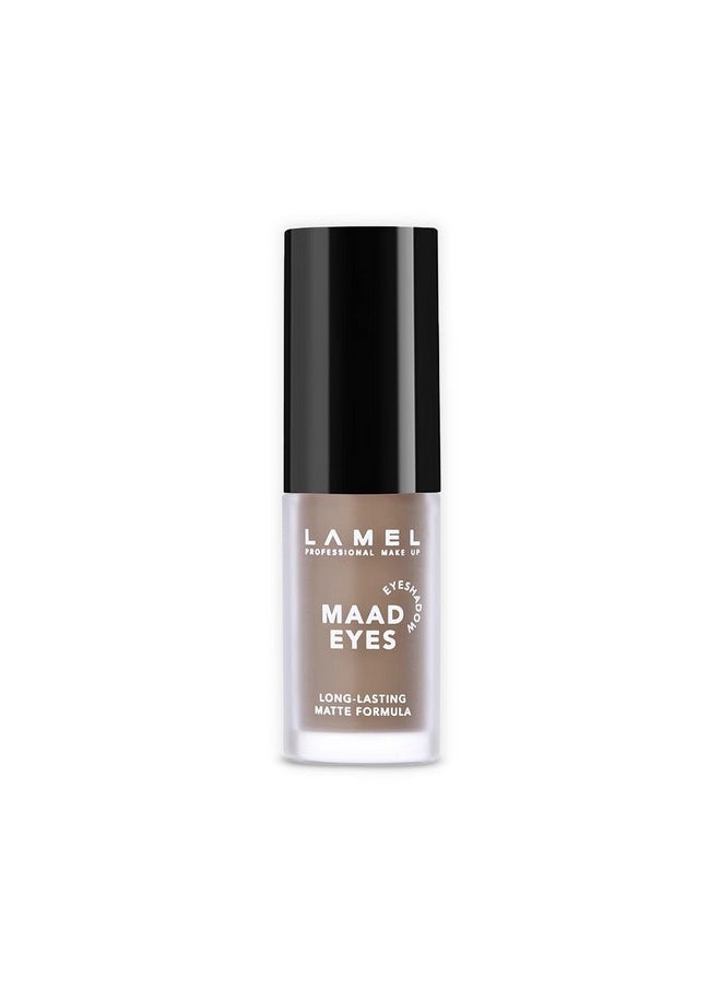 LAMEL - Maad Eyes Matte Eyeshadow 404 Dark Chocolate|Luxurious Matte Formula |Long Lasting |Waterproof |Easy To Apply And Blend |5.2 Ml - Image 1