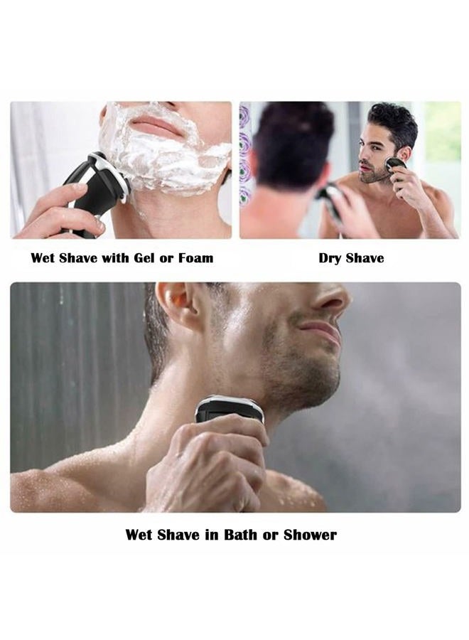 Suleto SH50/52 Replacement Heads Fit for Philips Norelco Series 5000 Electric Shavers Razor Blade Compatible with Phillips Series 5000 (S5xxx), AquaTouch (S5xxx), PowerTouch (PT8xx, PT7xx), 6-Pack& Brush - Image 4