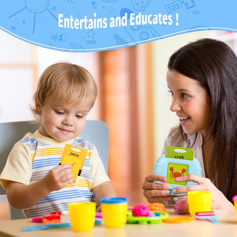 Talking Flash Cards Learning Toys for 2 3 4 5 6 Year Old Boys Girls, Lionvison Educational Toddlers Toys Reading Machine with 224 Words, Preschool Montessori Toys and Birthday Gift for Kids Ages 2-6 - Image 5