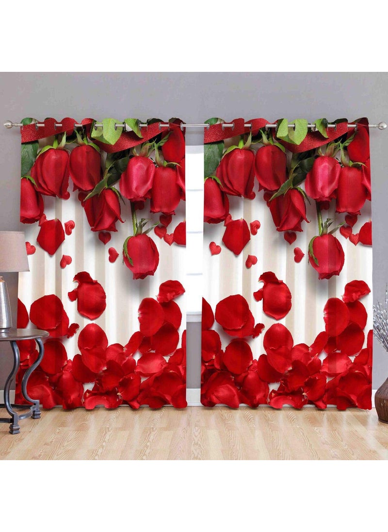Amazin Homes Amazin Homes Polyester Classic Curtain Decorative Parde For Living Room Bedroom Hall Home Office Decor 4X7 Ft Multicolour Pack Of 1 Pencil Pleat Blackout 