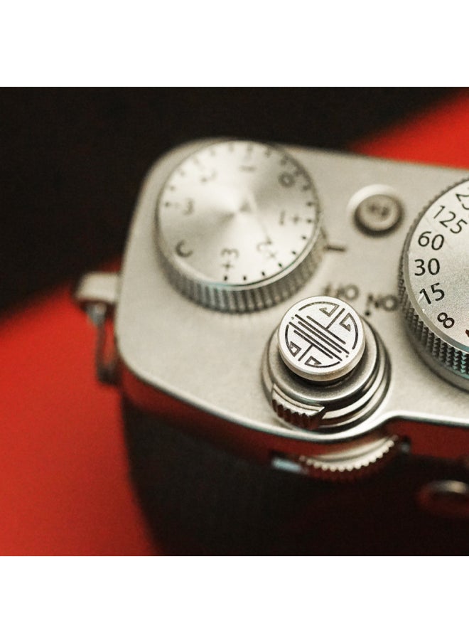 Generic - For Fuji X100vi/XT5/30 Second Generation 20 Shutter Button XT4 Nikon ZF Leica Q3 Shutter Key Cap-Color:Rich Shutter With Thread - Image 1