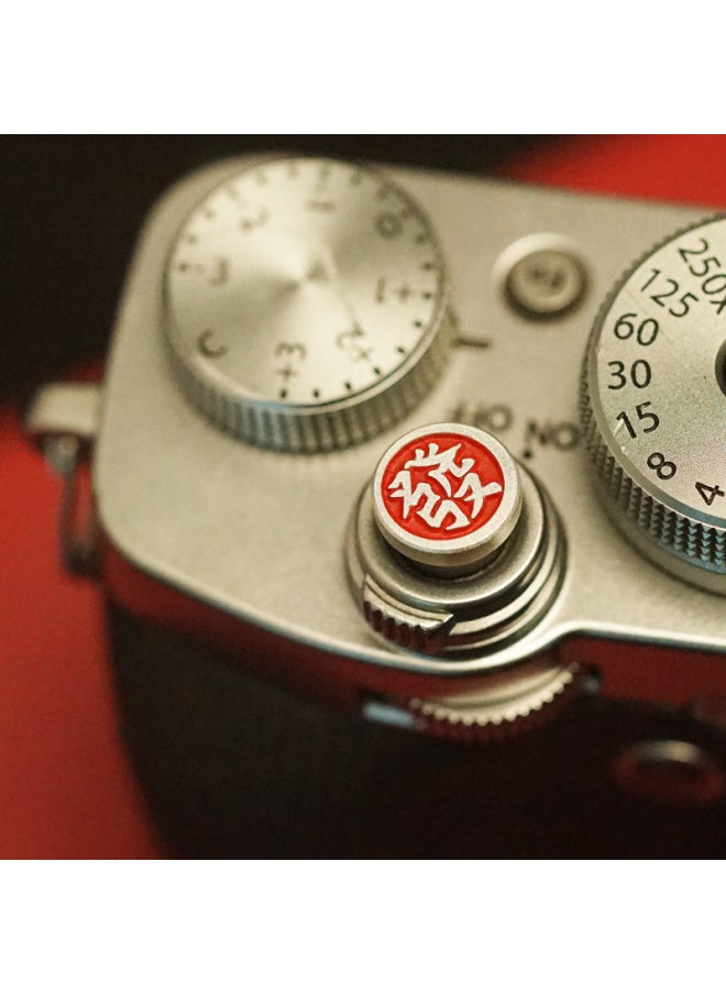 Generic - For Fuji X100vi/XT5/30 Second Generation 20 Shutter Button XT4 Nikon ZF Leica Q3 Shutter Key Cap-Color:Rich Shutter With Thread - Image 1