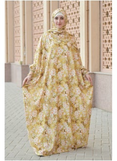 DAMAS COLLECTION P106-Ramadan Butterfly abaya with scarf from soft crepe,Muslim women abaya,ramadan prayer dress,wide abaya for women  - Image 3