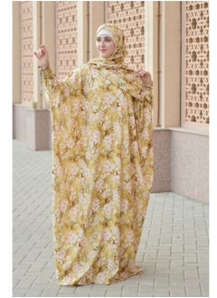 DAMAS COLLECTION P106-Ramadan Butterfly abaya with scarf from soft crepe,Muslim women abaya,ramadan prayer dress,wide abaya for women  - Image 2