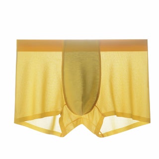 Summer new mens ice silk underwear wholesale thin breathable mid-waist boxers antibacterial Seamless boxers for men Turmeric - pzsku/ZDE4BA762FBA252913BF4Z/45/1746210007/4e384d6f-22eb-4e68-a8c5-fe9127666aa8