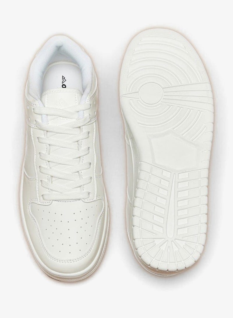 OAKLAN Men'S Solid Lace-Up Sports Shoes - Image 4