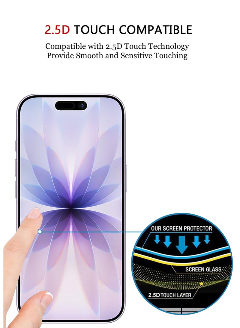 واقي شاشة مرن شفاف لهاتف Apple iPhone 17 من السيراميك النانو الفاخر مع لاصق كامل وغطاء كامل لهاتف Apple iPhone 17 - الخصوصية - Image 5