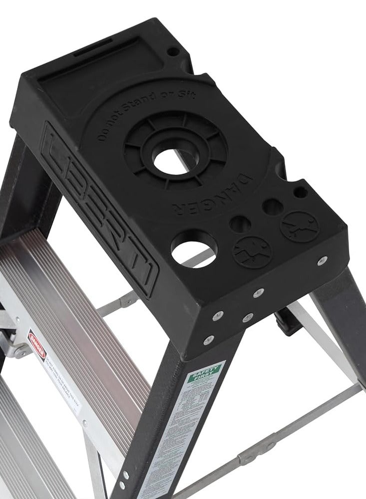 LIBERTI 10' Liberti Safe Step Series Heavy Duty Fiber Glass Step Ladder  - Image 2