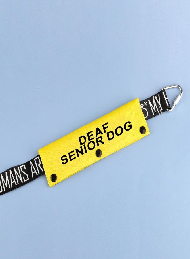 BLUPARK Hearing Impairment Dog Leash Sleeve Deaf Senior Dog Dog Leash Sleeve Use On Special Needs Dog (Deaf Senior Dog-YE Sleeve) - Image 3
