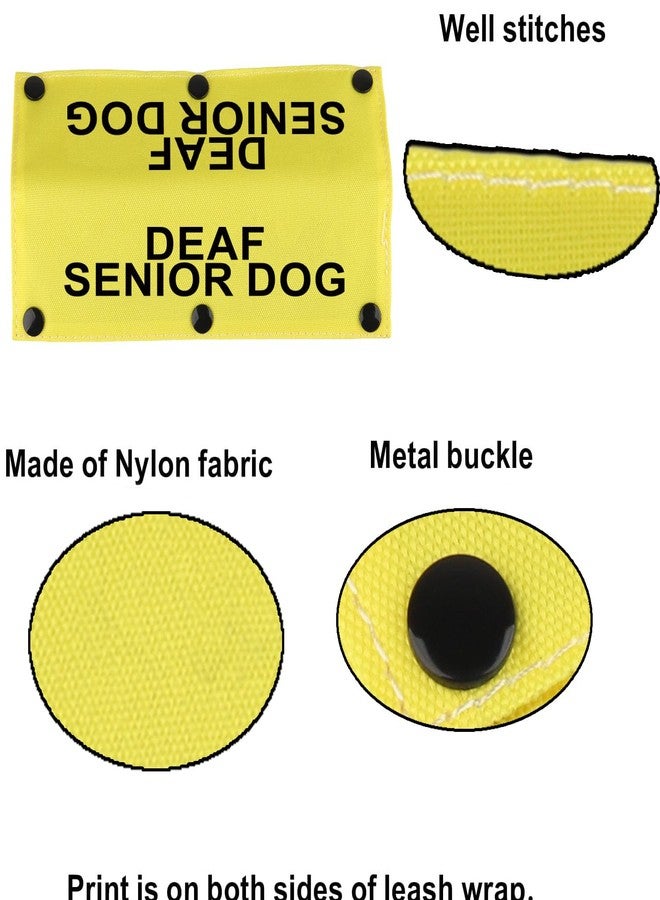 BLUPARK Hearing Impairment Dog Leash Sleeve Deaf Senior Dog Dog Leash Sleeve Use On Special Needs Dog (Deaf Senior Dog-YE Sleeve) - Image 5