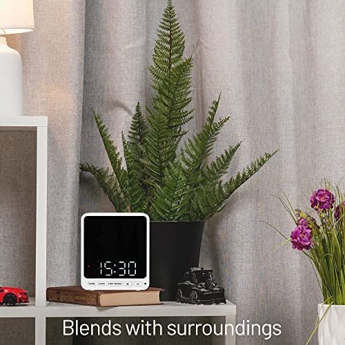 Wasserstein Alarm Clock Camera Case - Compatible with Wyze Cam V4/V3/V3 Pro/OG - Cover for Low-Key Camera Placement (White) (Camera NOT Included) - Image 4