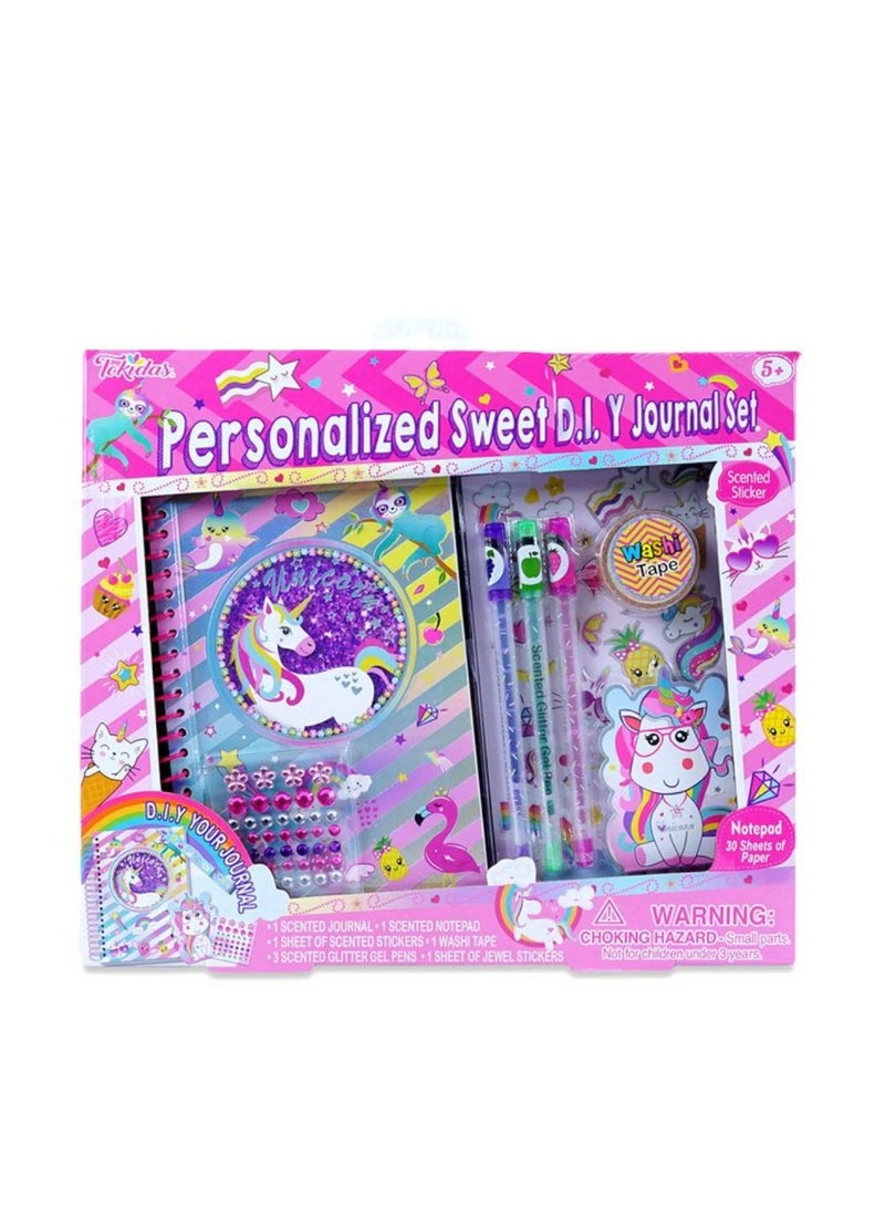 Glitz Personalized Sweet D.I.Y Journal Set