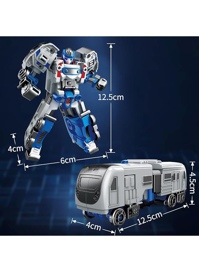 KASTWAVE Anime Robot Action Figure Transforming Car & Robot Toy 2 Modes Blue Age 3 12 - Image 5