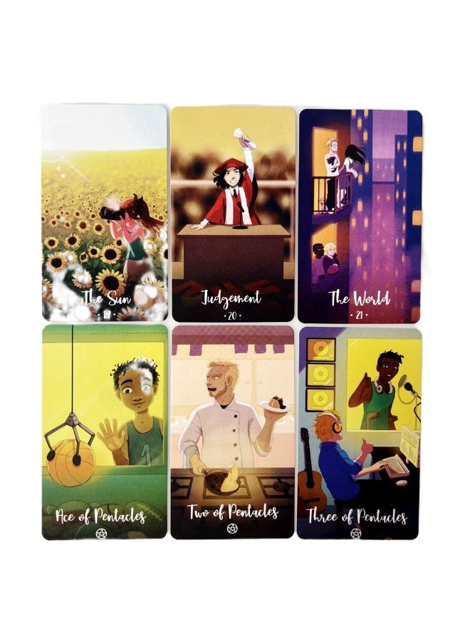 NIBEMINENT Cosmic Cycle Tarot Divination Destiny Family Gathering Board Game Destiny Prediction Modern Deck - Image 4