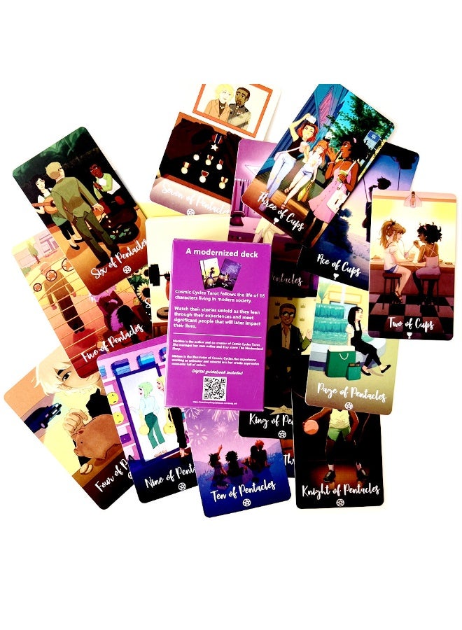 NIBEMINENT Cosmic Cycle Tarot Divination Destiny Family Gathering Board Game Destiny Prediction Modern Deck - Image 3