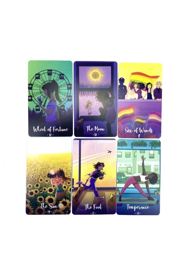 NIBEMINENT Cosmic Cycle Tarot Divination Destiny Family Gathering Board Game Destiny Prediction Modern Deck - Image 5