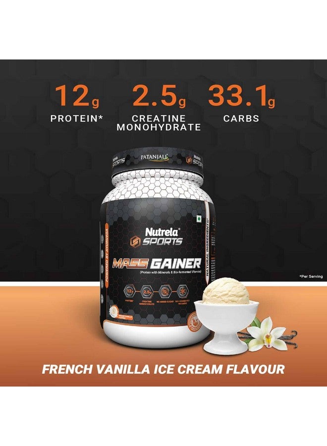 Nutrela Sports Mass Gainer-1KG (Vanilla Ice Cream) - Image 4