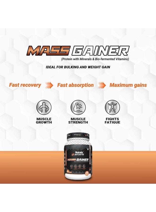 Nutrela Sports Mass Gainer-1KG (Vanilla Ice Cream) - Image 5