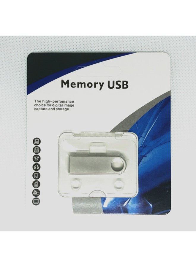 U Disk LOGO Brand Lettering Metal Waterproof Enterprise Gift Usb 3.0u Car Music-Color:Silver-USB3.0-Capacity:16GB  - Image 5
