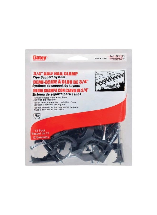 أوتي مشابك أنابيب Oatey 33911، 0.75 بوصة، رمادي - Image 1