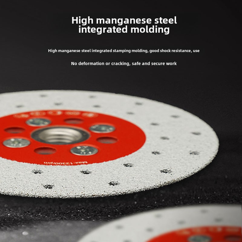 Diamond Cutting Pieces Brazing Double-sided Gyssophila Grinding Pieces Marble Tile Stone Saw Blade(φ125*M14) - Image 5