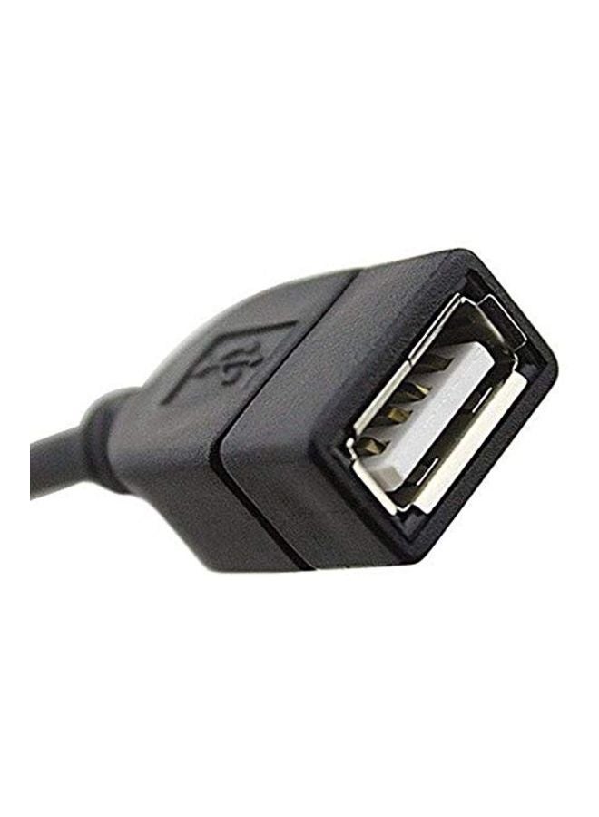 محول USB 2.0 مضيف OTG أسود - Image 2