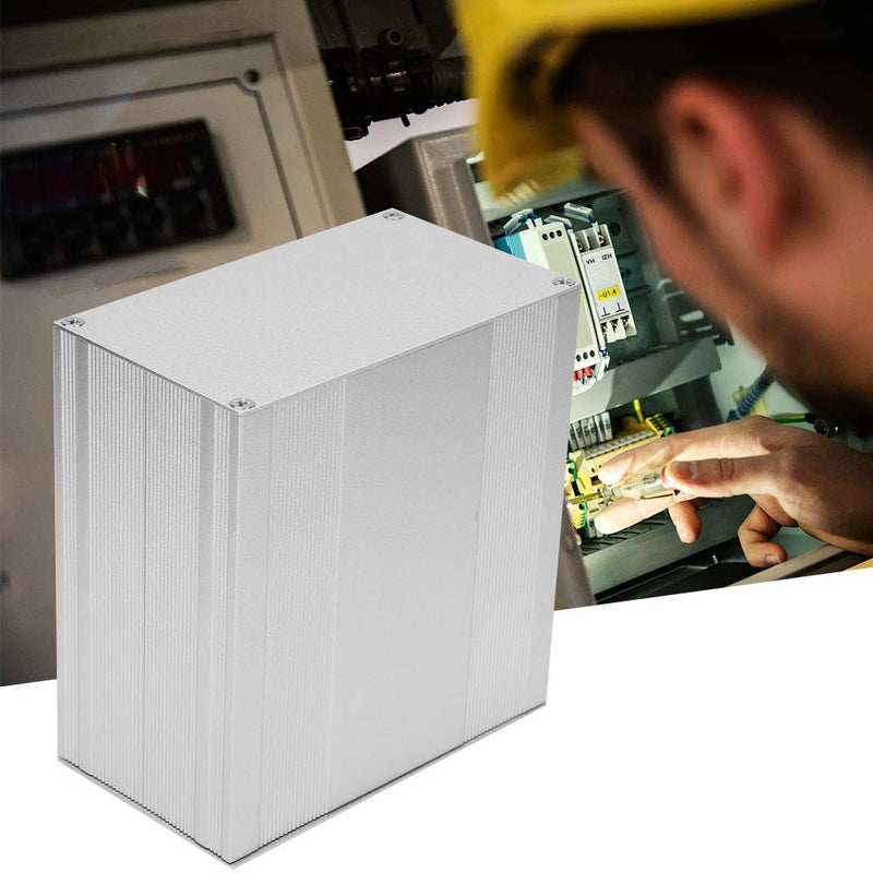 علبة إلكترونيات من سبائك الألومنيوم 82 2x145x150مم منفوشة بالرمل درع كهرومغناطيسي تبديد الحرارة - Image 5