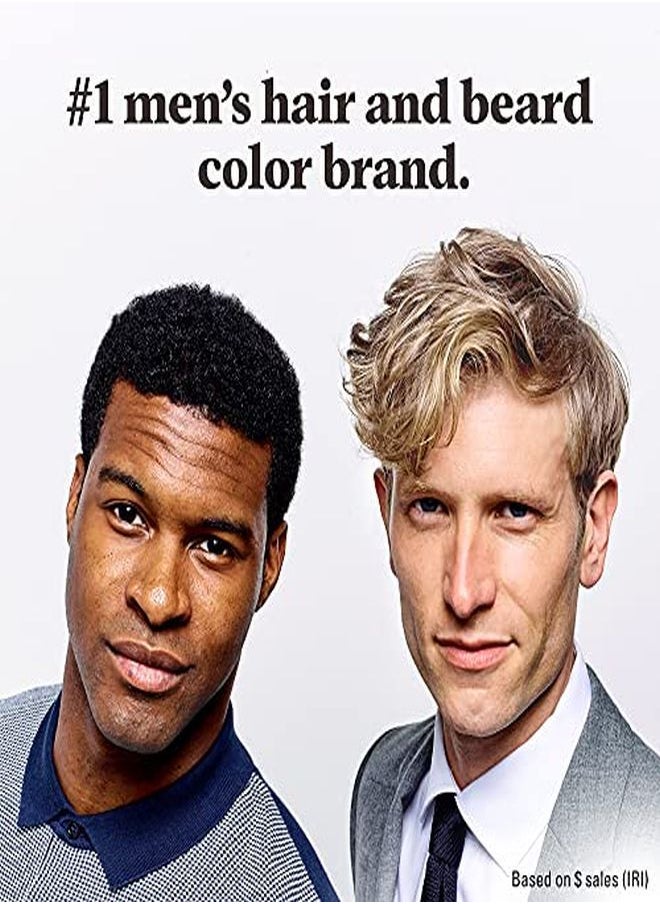 Just For Men شامبو ملون (التركيبة الأصلية سابقًا)، صبغة الشعر الرمادي للرجال، بالكيراتين وفيتامين إي لشعر أقوى - أسود غامق، H-60، عبوة من 3 قطع (قد تختلف العبوة)  - Image 5
