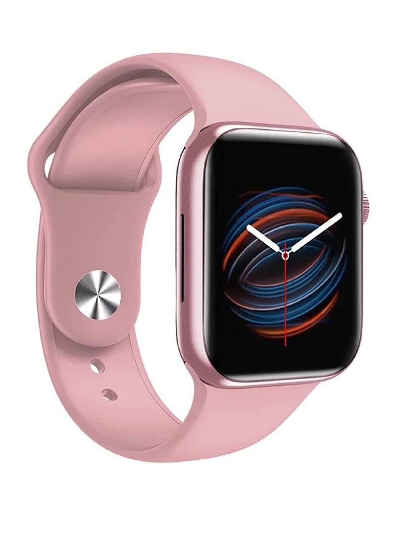 HW22 Smart Watch HD Touch Screen 1.75'' 44mm BT Call Heart Rate Sensor Waterproof Pink - Image 2