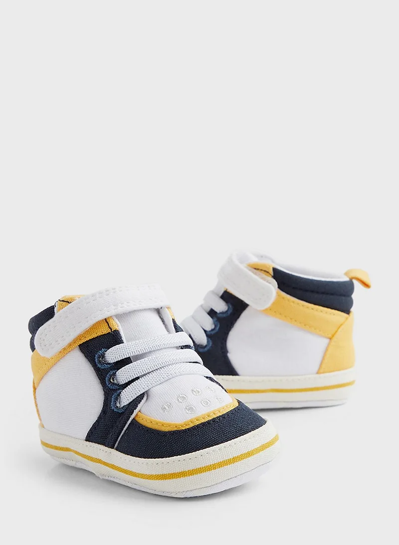mothercare Multi Hi-Top Pram Trainers