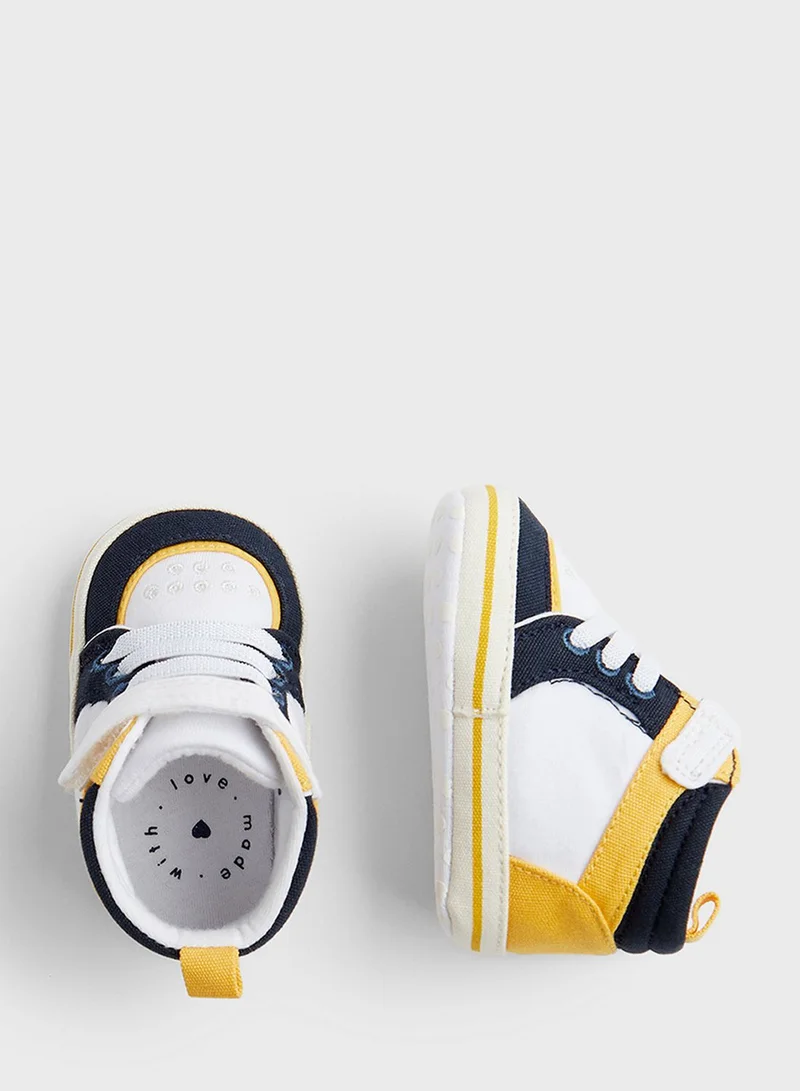 mothercare Multi Hi-Top Pram Trainers
